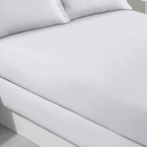 Lençol Hotel com Elástico Branco 180 Fios - Solteiro