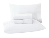 Jogo de Cama Basicasa Bordado Branco - King