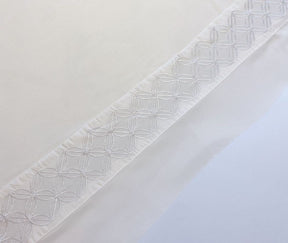 Jogo de Cama Basicasa Bordado Branco - King