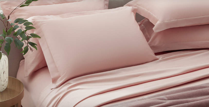Jogo de Cama 300 Fios Cetim Rose - Casal